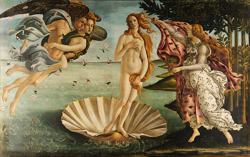 El Naixement de Venus - Sandro Botticelli, 1482-1486