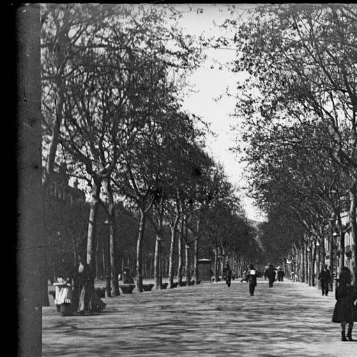 Passeig de Gràcia, 1902. Autor: MàriusAguirre Serrat-Calvó. Arxiu: Centre Excursionista de Catalunya